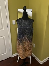 Anthropologie BHLDN Serenade Fitted Dress By Mcginn Blue Size 8