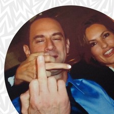 LAW  ORDER Flipping the Bird Turntable SLIP MAT Record Vinyl 21oz THICK FELT