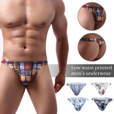 Swim Briefs Low Waist Beach Swimsuit Bikini Bathing Suit Trunks Tback Shorts Men