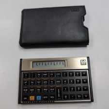 Vintage HP 12C Financial Calculator With Case Made In USA