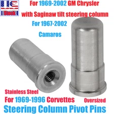 Oversized Steering Column Pivot Pins For 1969-96 Corvettes 1967-02 Camaros 2pcs