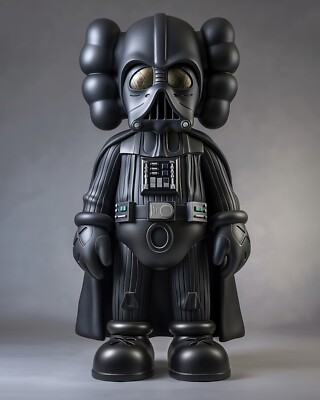 Exculsive Darth Vader Kaws Bearbrick Star Wars on Canvas pinewood
