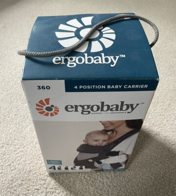 Ergobaby Four Position 360 Baby Carrier Cool Air Carbn Grey 4 Position Ergo baby