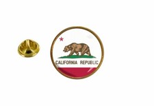 Pin insignia EE. UU. Estados Americanos California escarapela redonda