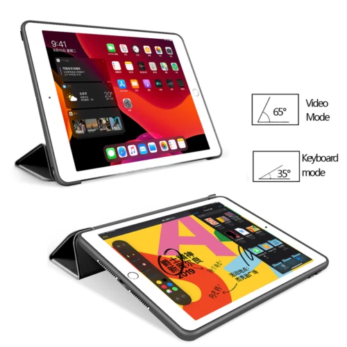 Case For iPad 10.2 9th 8th 7th Pro 11 Air 3 4 Soft Cover Stand Magnetic Tablet - Image 2 of 4