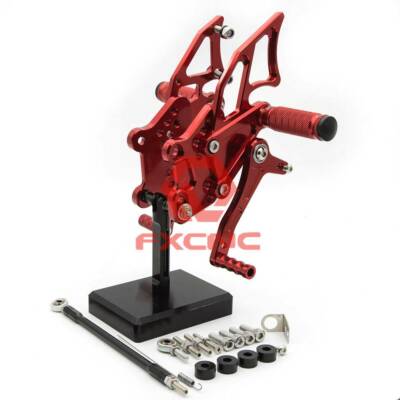 FXCNC Front Adjustable Footrests Rearset for Z250 2013-2016 Z300 2015-2018 2017