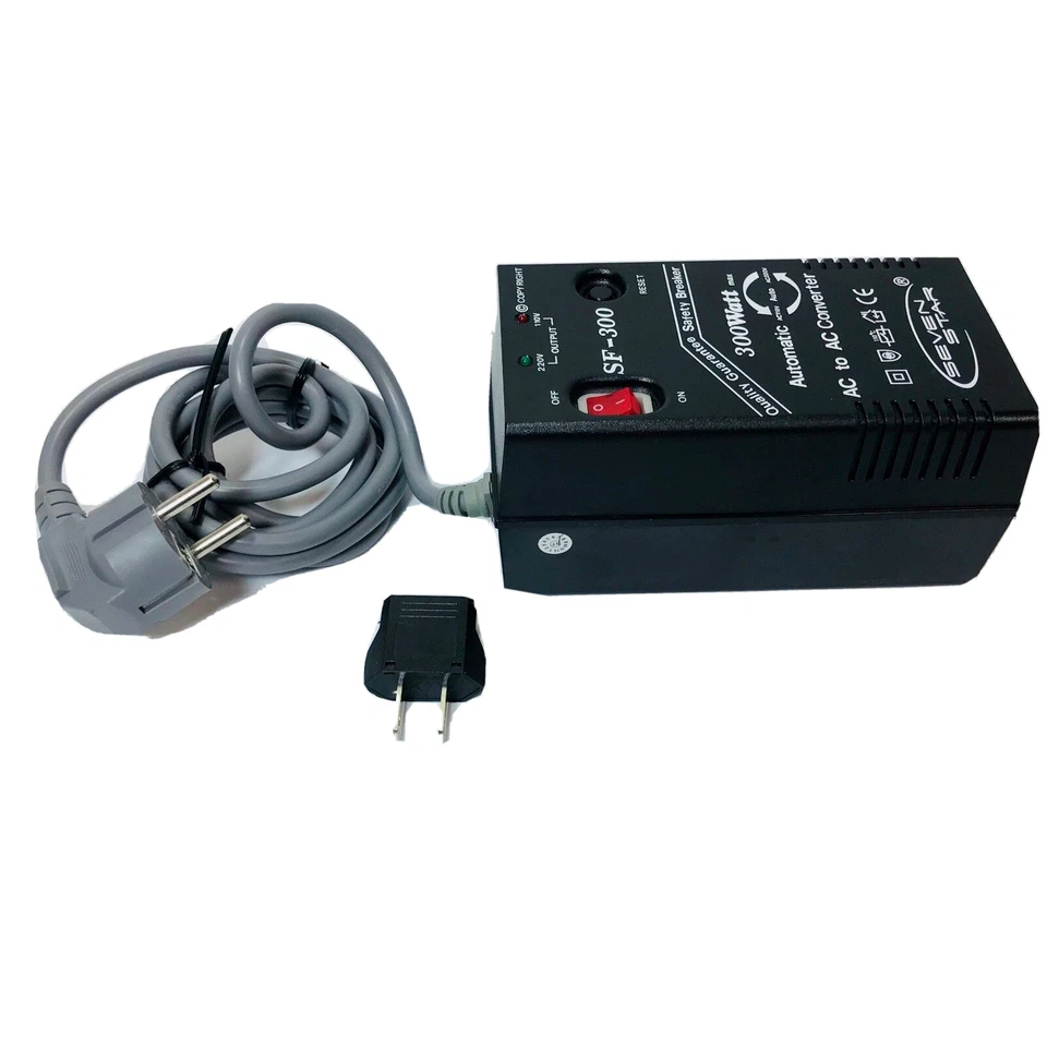 300 Watt 110v 220v Voltage Converter 110-220 Volt Up Down Power Transformer 300W - Image 2 of 4