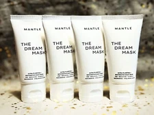4x~MANTLE~The Dream Mask~Ultra-Plumping Night Mask~15ml/0.51oz each~NWOB~Sealed~