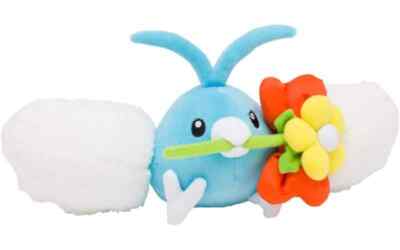 Pokemon Centro Peluche Swablu #333 Seduto, Serie Cuties - Generazione 3, Morbido E Collezionabile