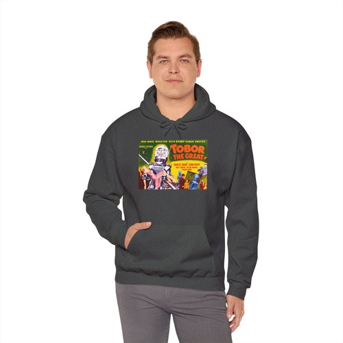 "Sudadera con capucha ""Tobor the Great"" (1954) de colección póster de película de ciencia ficción" - Imagen 48 de 76