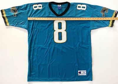 MARK BRUNELL Jacksonville Jaguars #8 Vintage 90s Teal Champion