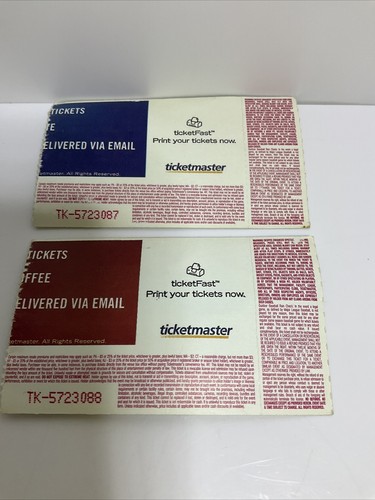 SHANIA TWAIN CONCERT 2 TICKET 2004 APR WED STUB L, COLONIAL CENTER - Picture 4 of 5