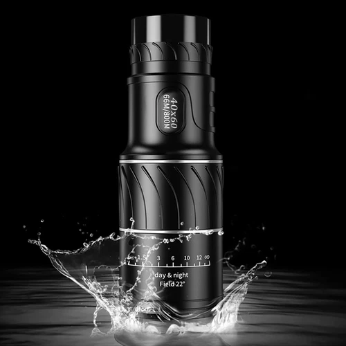 40X60 Monocular Binoculars With Night Vision BAK4 Prism High Power Waterproof - Picture 5 of 12