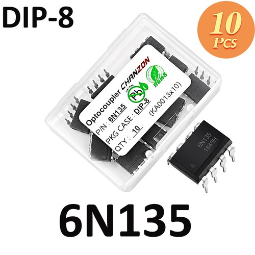 10Pcs Tlp250 6N135 6N136 6N137 6N138 6N139 6N138M 6N137S High Speed Optocoupler - Picture 6 of 12