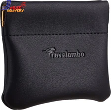 Leather Squeeze Coin Purse Pouch Change Holder for Men & Women FREE SHIPPING