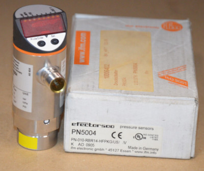 ifm electronic PN5004 Elektronischer Druckschalter PN 5004 Drucksensor Neu/unben