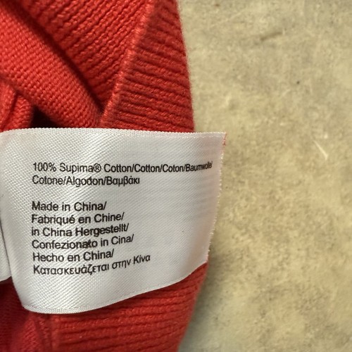 Brooks Brothers Sweater Mens Size Medium Red Supima Cotton Preppy - Picture 7 of 8
