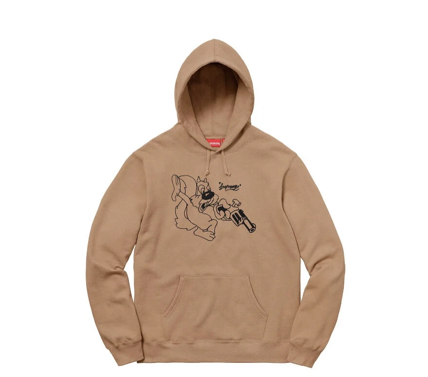 Sweat à capuche Supreme NYC Lee Quinones Graffiti Tag   Tan Taille Med Box Logo