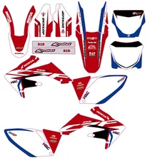Fits HONDA CRF250R (2006 to 2009) graphic kit decals stickers racing crf250r