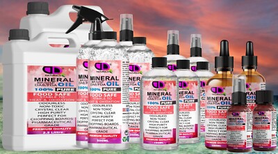 Weißes Mineralträgeröl reines & natürliches Öl für Haare, Gesicht, Nägel, Aromatherapie