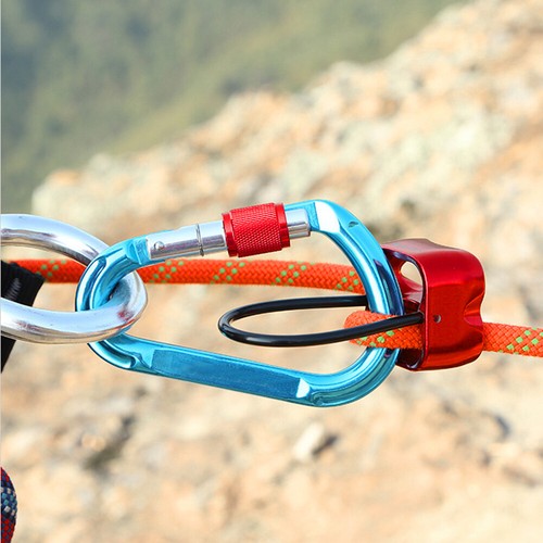 Rappel ATC Belay Device Descender Outdoor Camping Hiking Rock Climbing Equipment - Bild 8 von 20