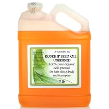 ORGANIC ROSEHIP SEED OIL UNREFINED 100% PURE COLD PRESSED NATURAL FRESH SKIN 