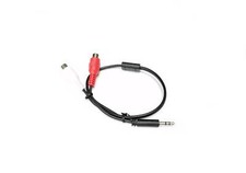 3.5mm Stereo Plug to 2 x RCA Female Adapter