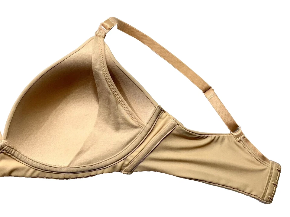 Sujetador de maternidad y enfermería inalámbrico 36C para mujer 91929 beige $35 nuevo sin etiquetas Foto 3 de 4