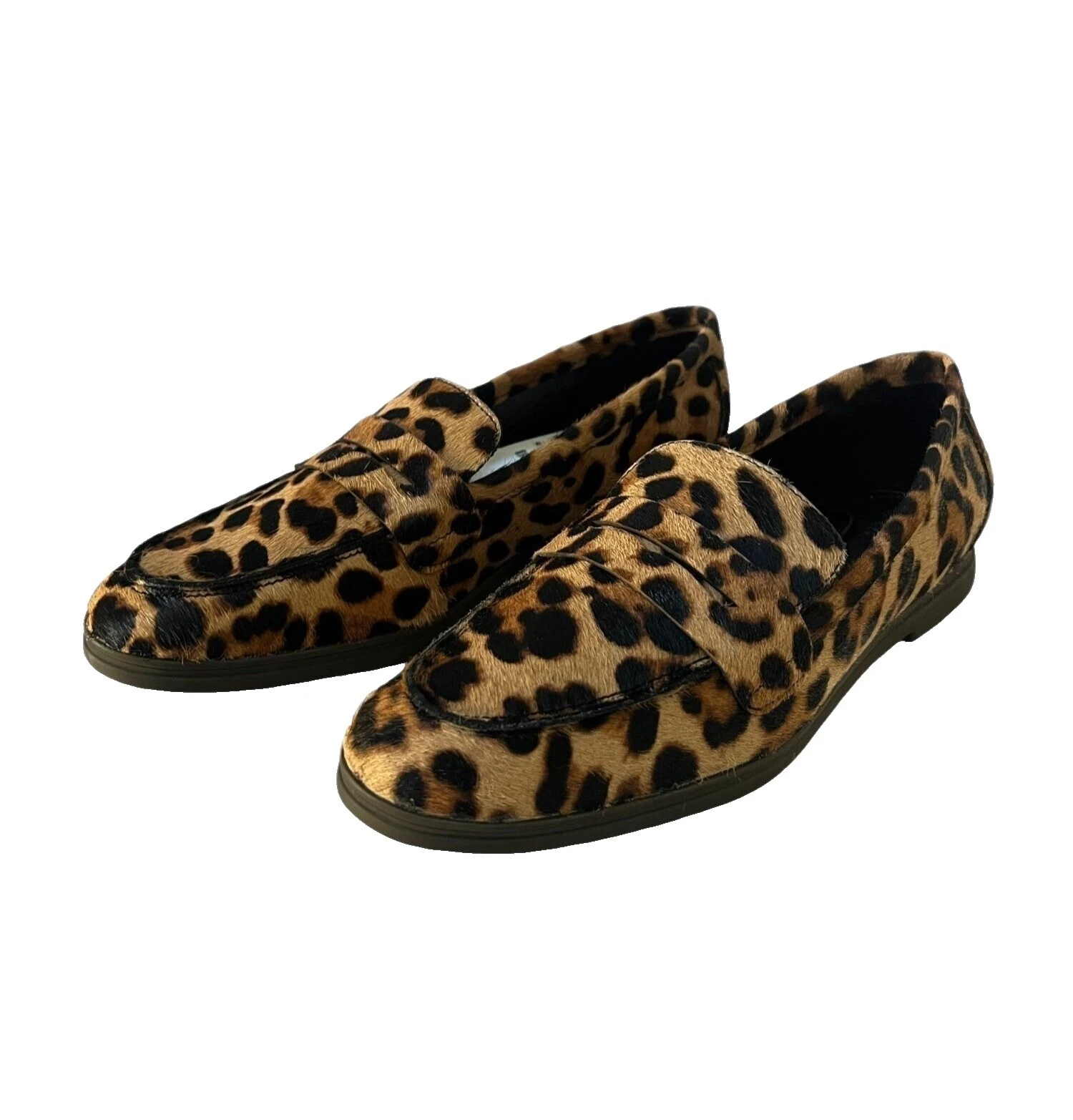 Planos planos informales para mujer Zara con estampado animal