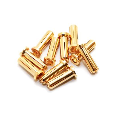 Maclan Racing - Maclan Max Current 5mm Gold Bullet Connectors (10 Pcs)