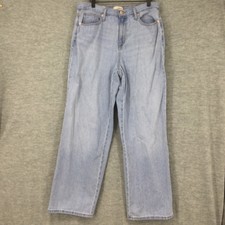 Womens High Rise Wide Leg Jeans 12 31R Universal Thread Relaxed 90s Grunge Y2K