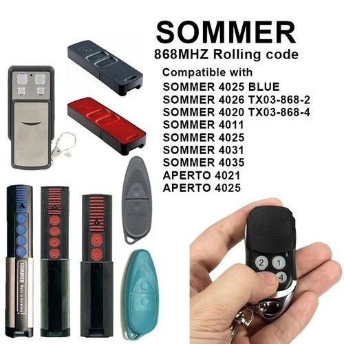 For Summer Aperto Sommer 4020 TX03 868-4 4026 TX03 868-4 Hand Transmitter 868.3 - Picture 2 of 8