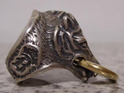 Bill Wall Leather Horse Ring US 6.5 size BWL | eBay Bill Wall Leather Horse Ring US 6.5 size BWL | eBay