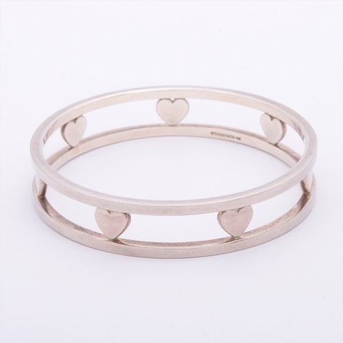TIFFANY \u0026 Co. Heart Bangle 925 37.3g 