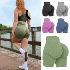 Women Anti-Cellulite Yoga Pants Push Up Leggings Bum Butt Lift Sport Gym Shorts