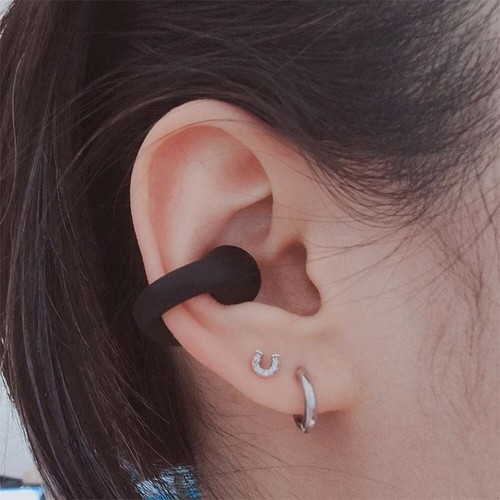 Auricolari Wireless Bluetooth con Tecnologia di Conduzione Ossea Cuffie a Clip - Photo 4/12