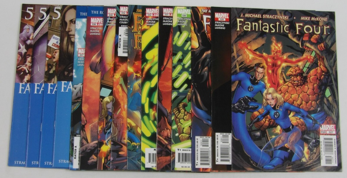 Fantastic Four #527-541 VF/NM complete run by J. Michael