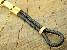 Lenox NOS Vintage Unused Loop End Butterfly Clasp Watch Band Stainless & Nylon