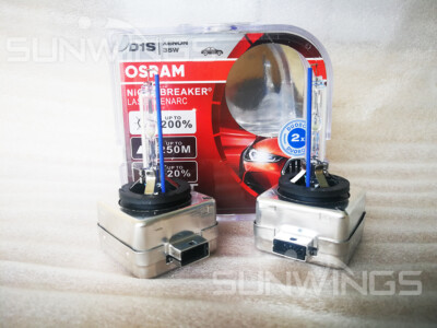 2PCS OSRAM XENARC D1S 66144CBI Cool Blue 6000K HID XENON LIGHT BULB