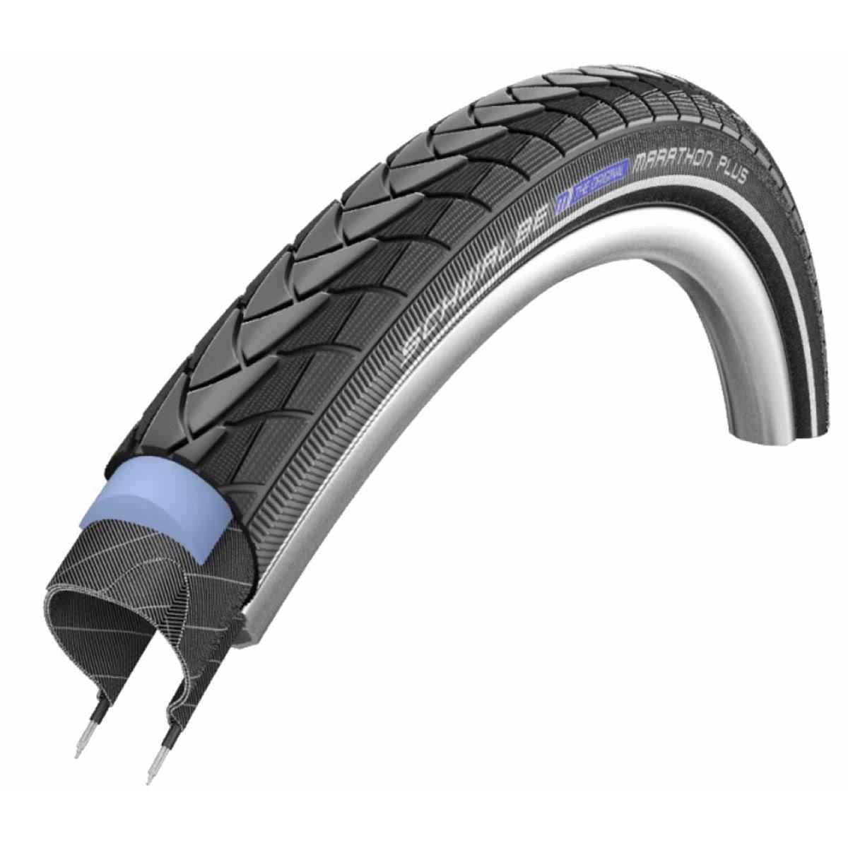 Schwalbe Marathon Plus Reflex Rigid Tyre Black 700 x 25C (25-622).