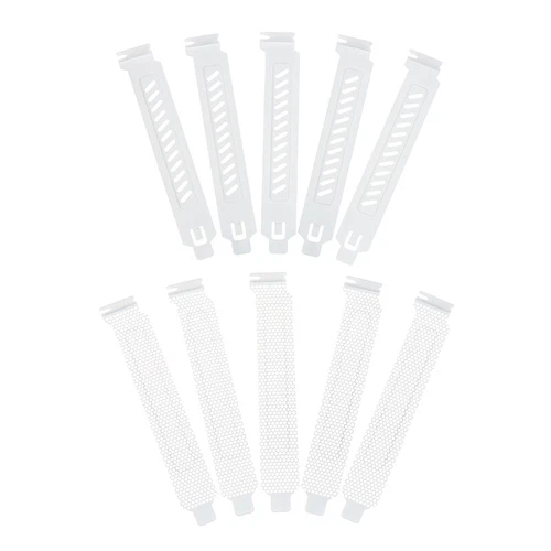 5Pcs Desktop Computer Host Chassis PCI Cooling Dust Filter PCI Slot Baffle Net