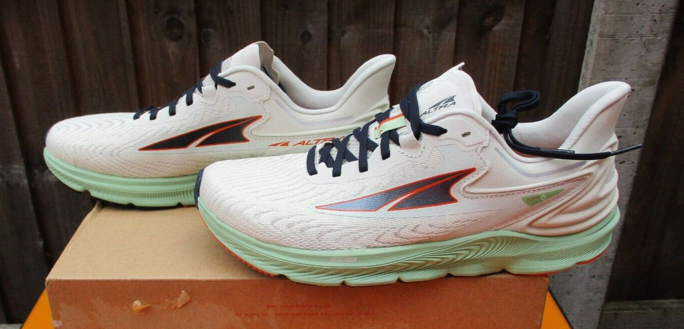 Zapatillas deportivas para correr de carretera Altra para hombre M Torin 6 gris verde Reino Unido 8,5 nuevas en caja