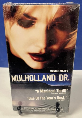 Mulholland Drive VHS Promo Screener Cassette David Lynch Naomi Watts NEW SEALED