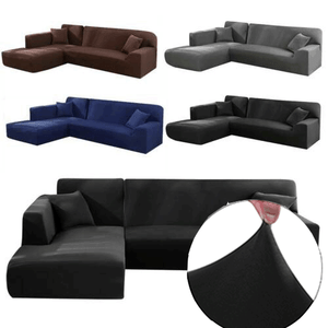 2x Seater Washable Sofa Couch Cover L Lounge Shape Stretch