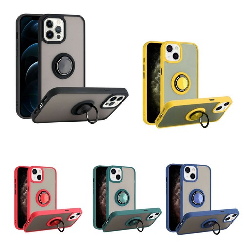Lot/6 TPU Case w/ Ring Kickstand for iPhone 16 / 15 / 14 / 13 / 12 Wholesale - Picture 6 of 13