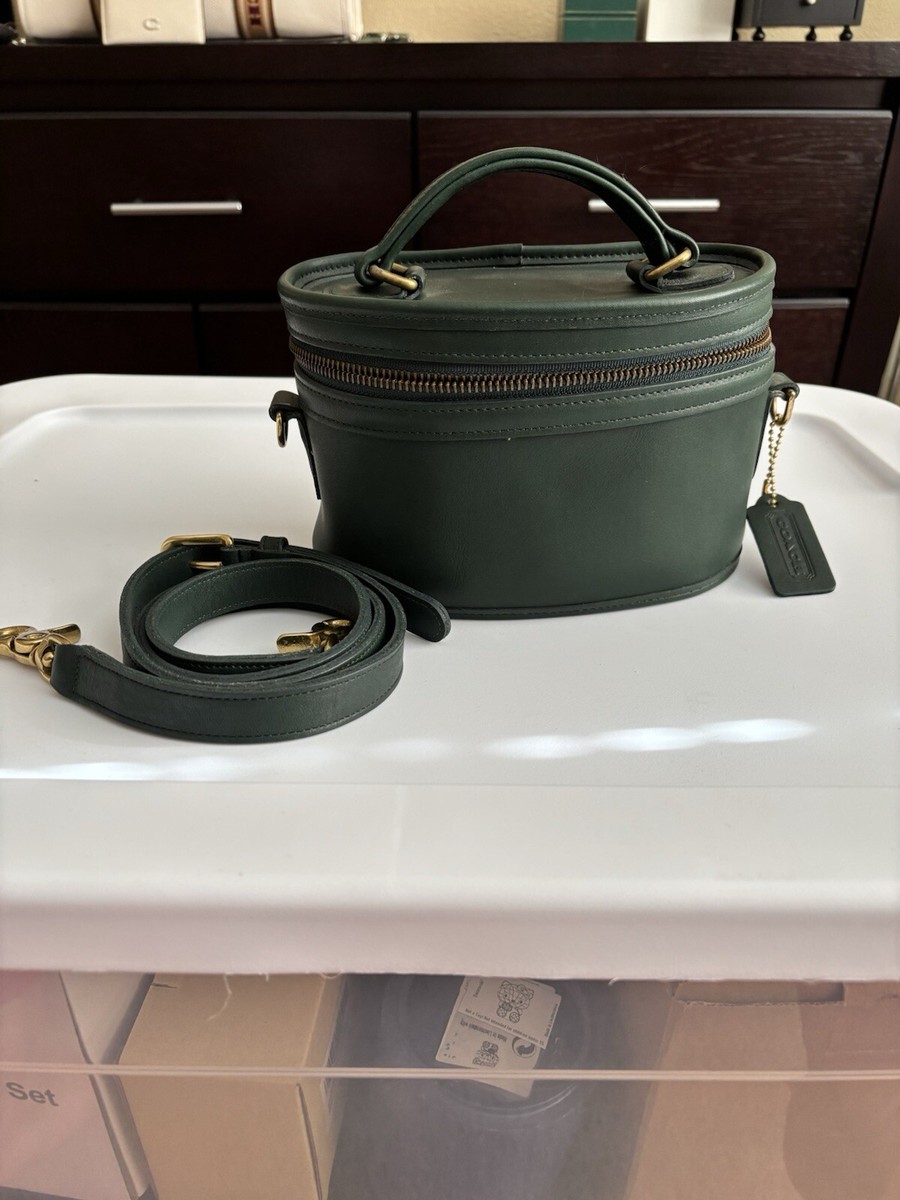 RARE COACH VINTAGE TRAIN CASE / TRAIL BAG 9955 TOP HANDLE
