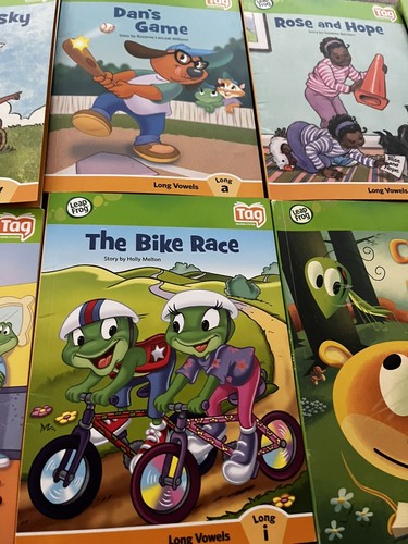 8x Leap Frog Leap Tag Interactive Reading Books Early Learning Lot LONG VOWELS - Picture 4 of 10