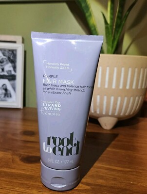 Root To End Purple Hair Mask - Strand Reviving Complex (6Oz)- New