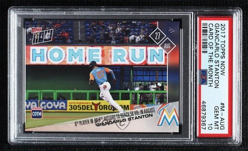 2017 Topps Now M-AUG Giancarlo Stanton