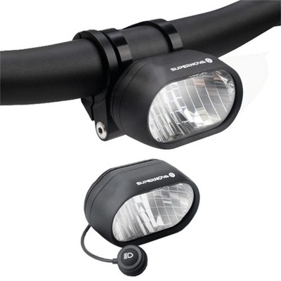Supernova Dynamo-Scheinwerfer M99 DY PRO schwarz, Stand-/Fernlicht, 200 lx